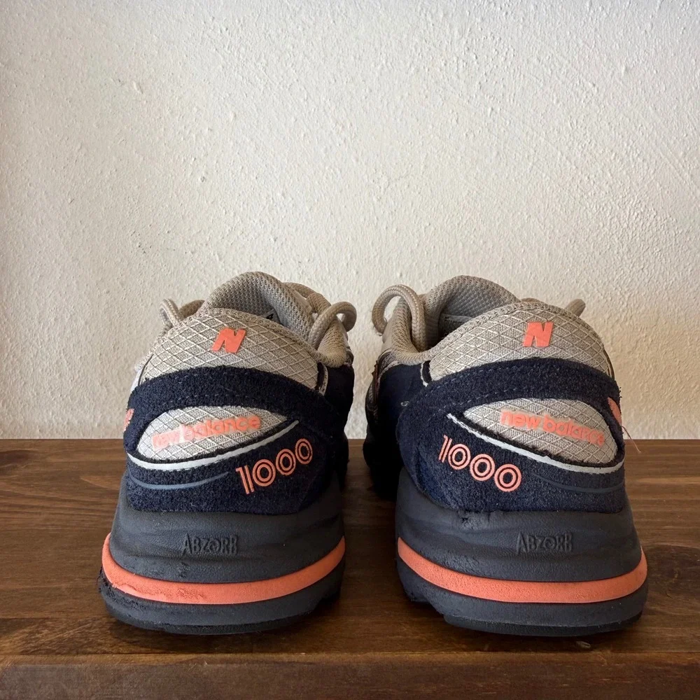 New Balance 1000 Nautical Coral Sneakers Kids Size 2 PC1000FL